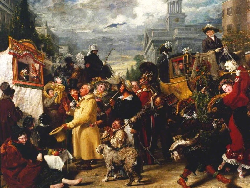 1786-Benjamin Robert Haydon - Punch o Primo Maggio - National Gallery, Londra